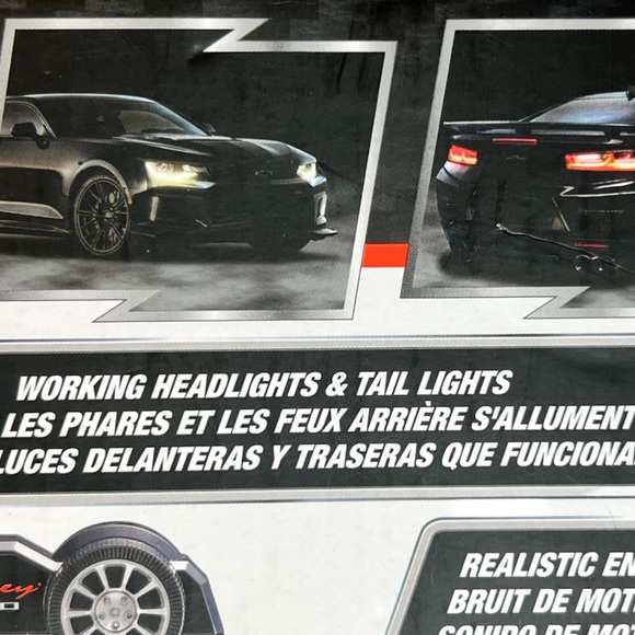 NIB Hennessey Performance Chevrolet Camaro ZL1 R/C Black w/ Red Trim 1/16 Scale - Picture 12 of 14